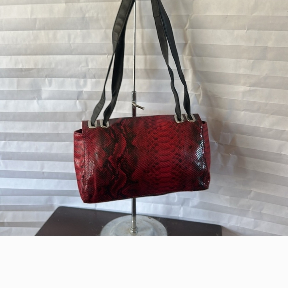 Red Snakeskin Purse - Picture 4 of 5